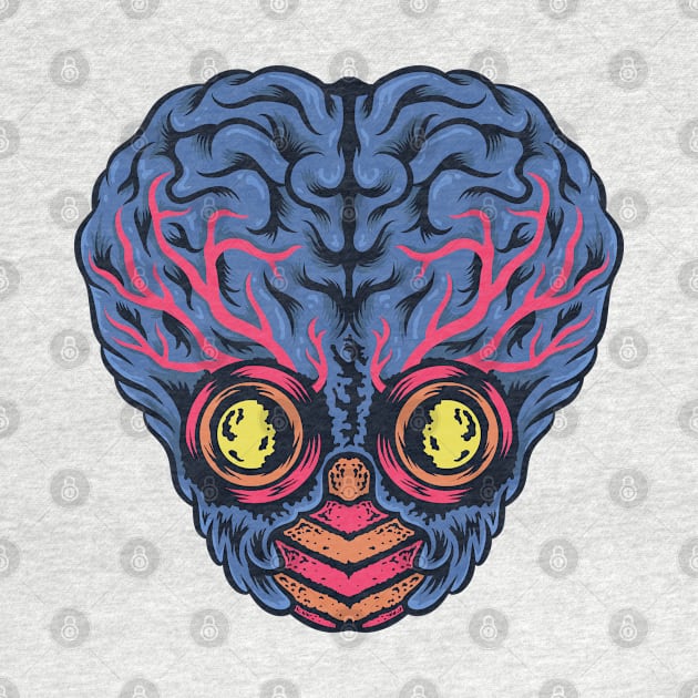 Big Brain Alien by haloakuadit